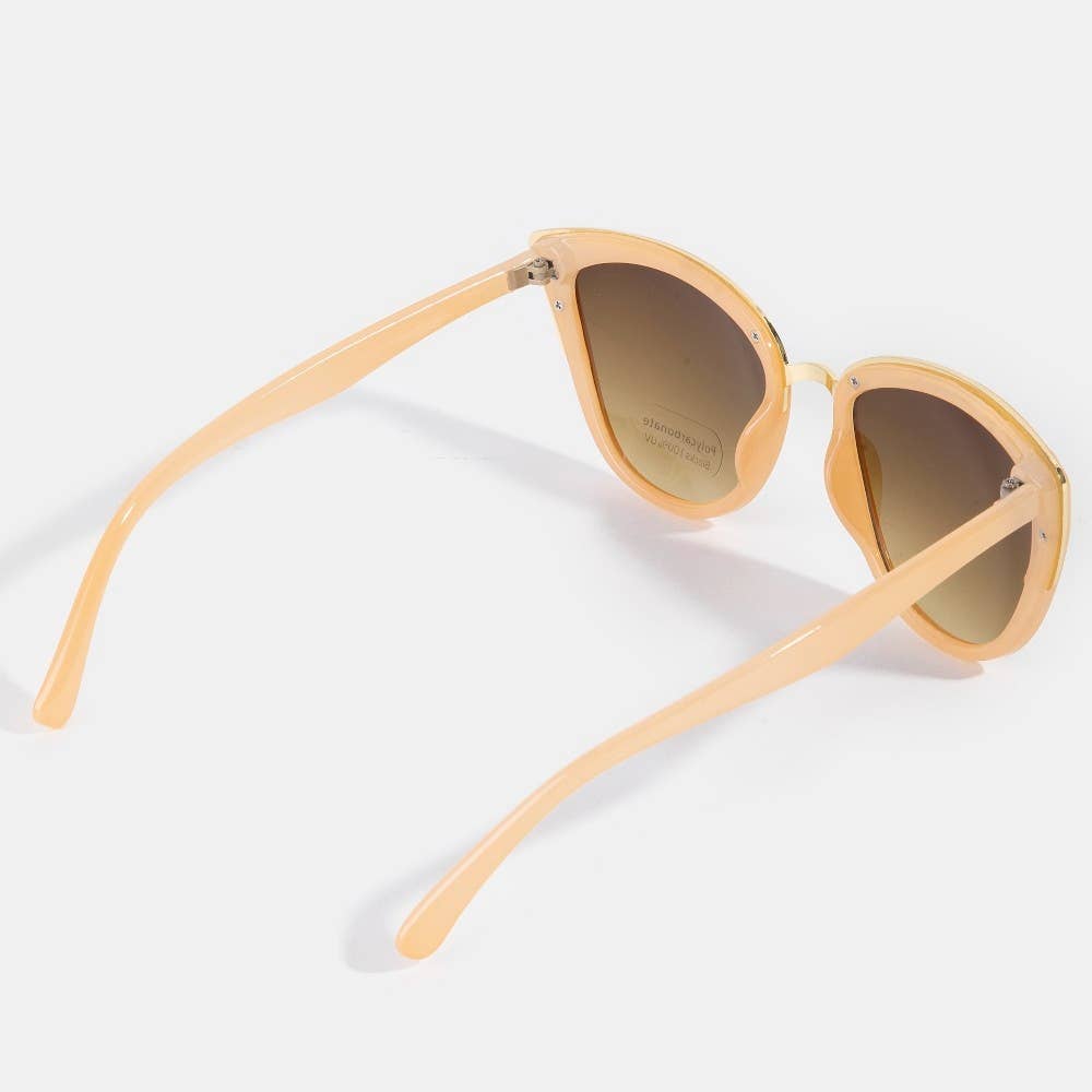 ASSORTED Metallic Accent Cat Eye Sunglasses Set for wholesale on Faire3