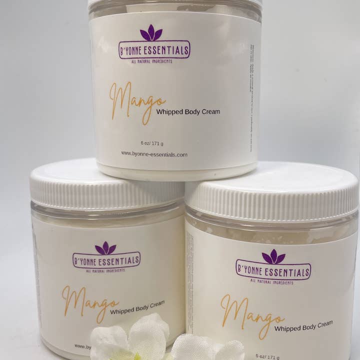 Whipped Body Butter Creams for wholesale by B'Yonne Essentials