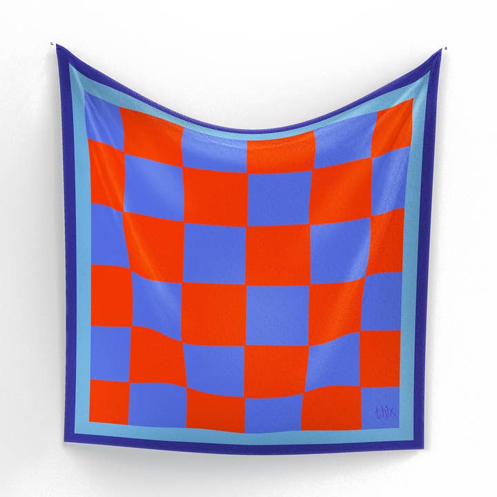 Check Me Out (Cool) Silk Bandana for wholesale by T. Hix Art