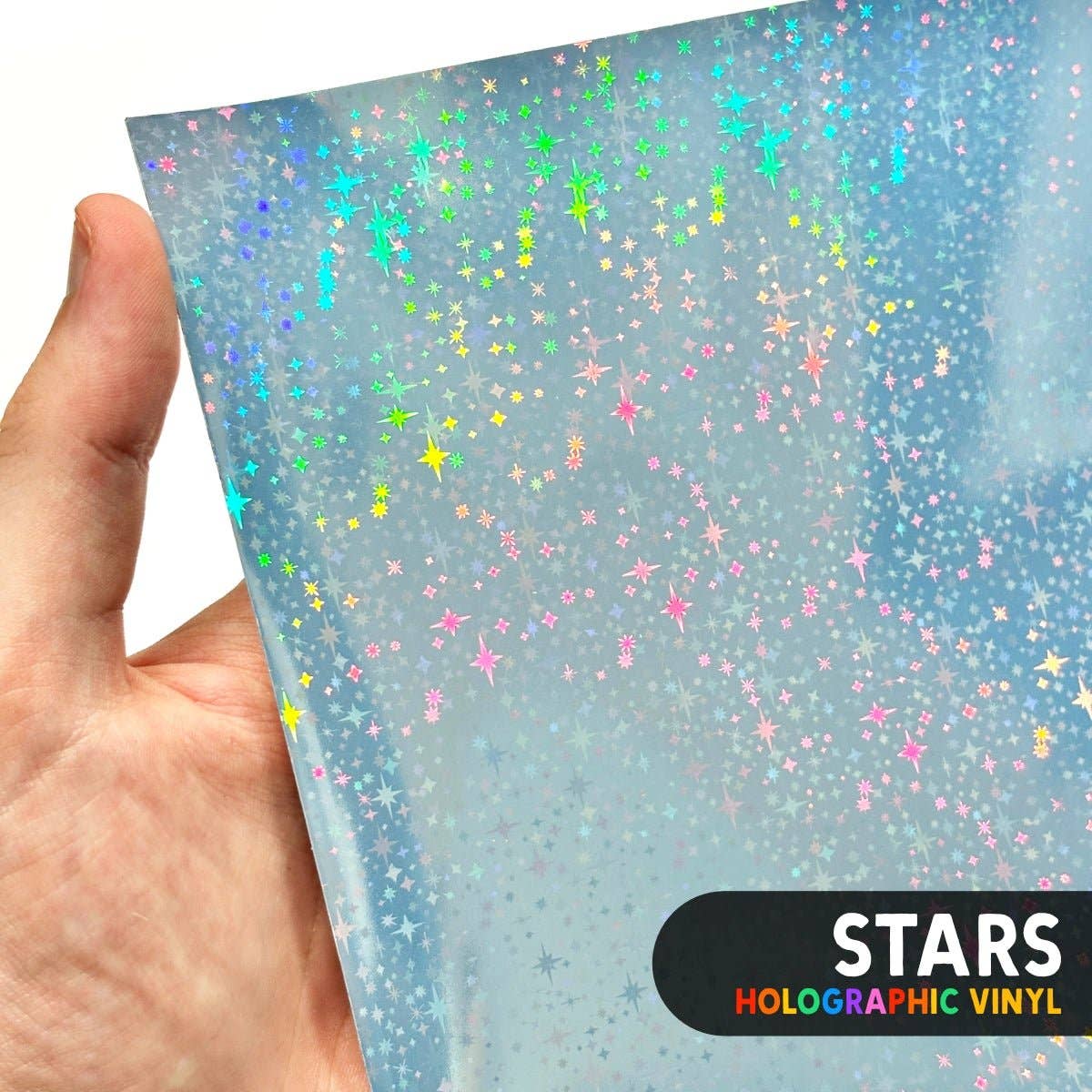 Stickiply – Großhandel Bastelzubehör – Bedruckbares Vinyl-Aufkleberpapier | Holografisch (A4)6