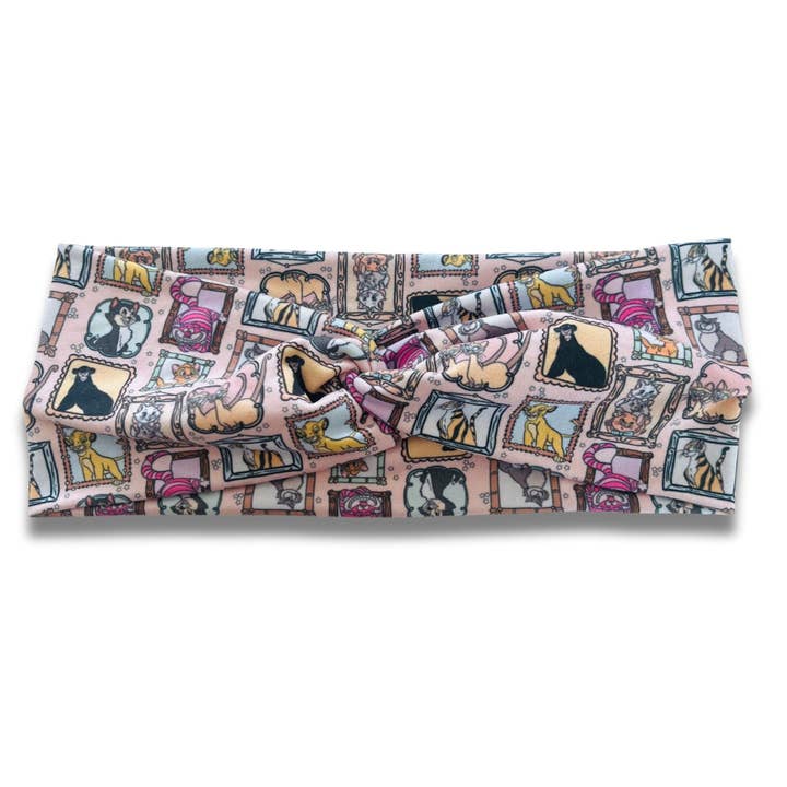 Bandeau Famous Cats Sweetheart (ou option cravate amovible) pour la vente par Sewing Sweethearts