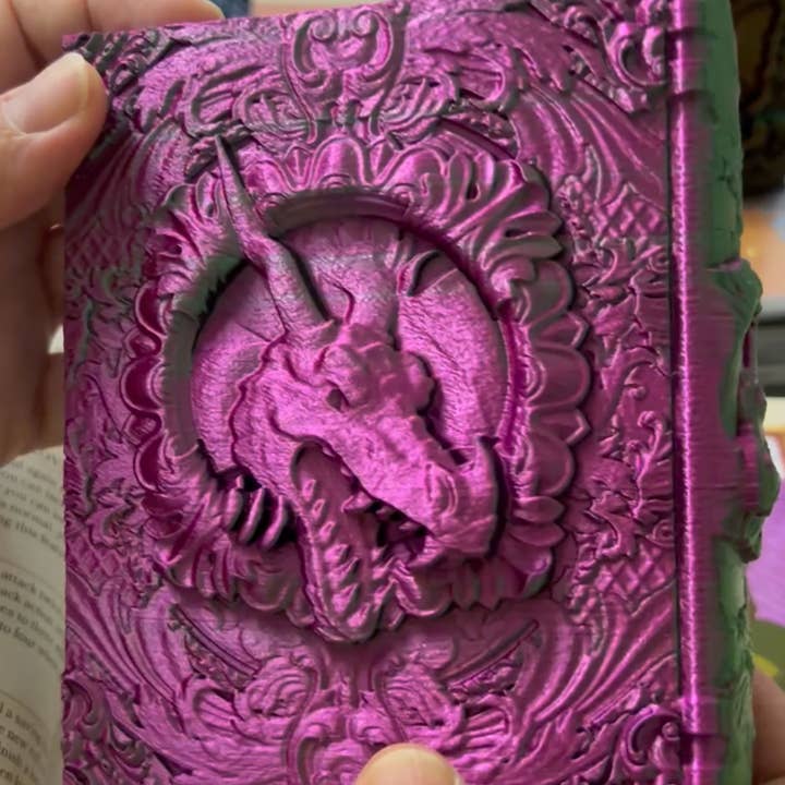 American Carver LLC - Wholesale Dice - Dragon Storage Tome for TTRPG, MTG, Pokemon, D&D Gaming!4