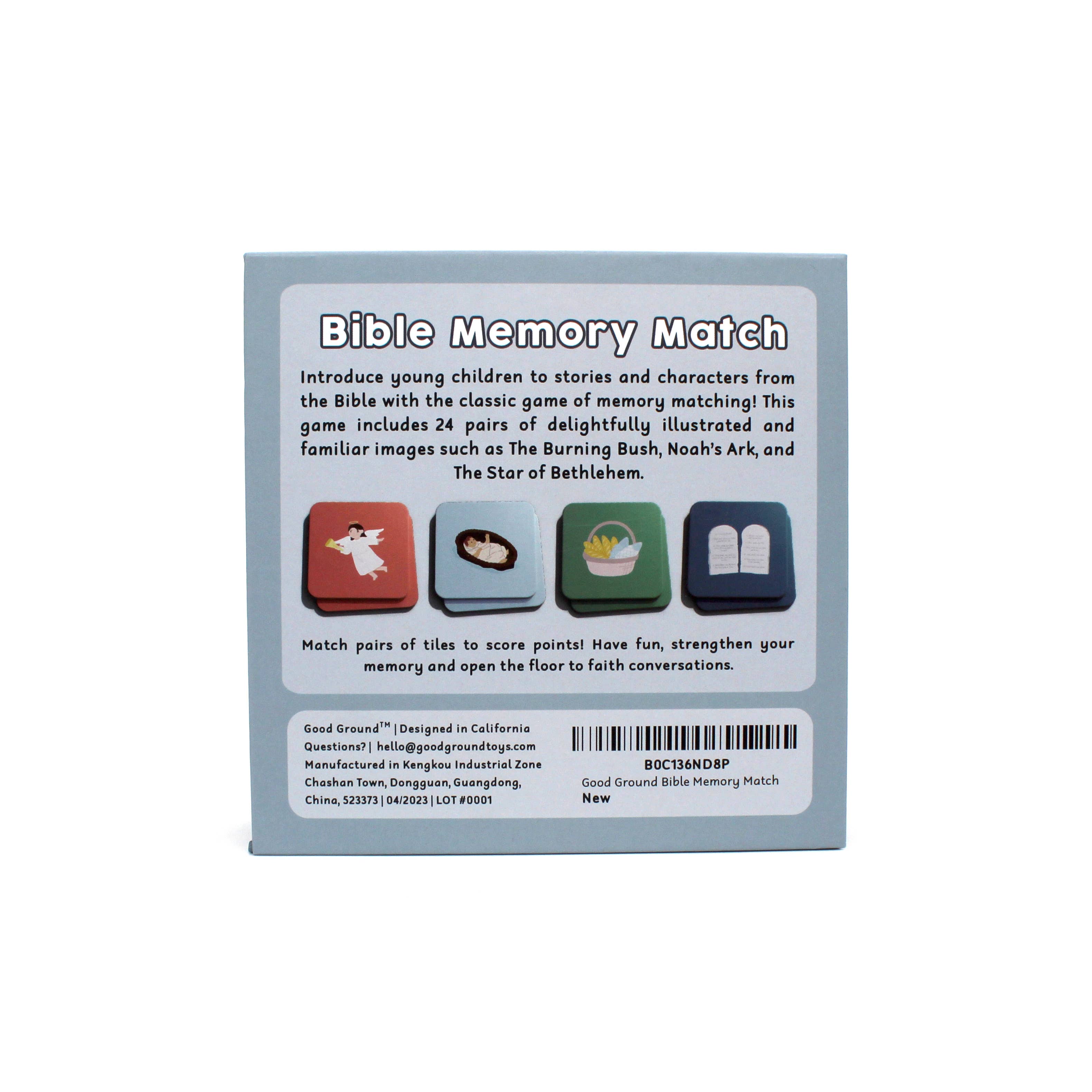 Good Ground - Wholesale Brain Game - Kids - Bible Memory Match2