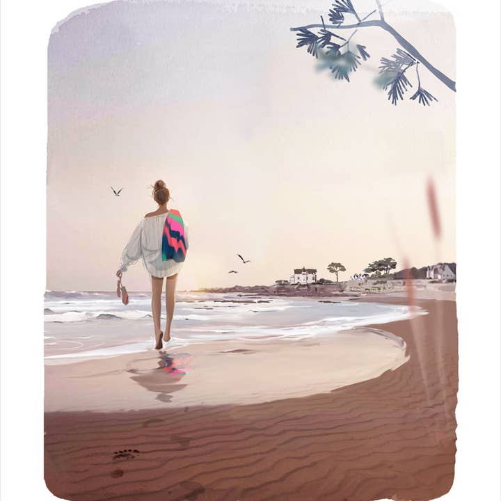 Fine Art Print - "Batz" - S.Griotto voor wholesale door Atelier Contemporain