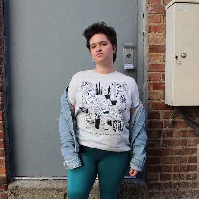 Yonder Studios - Wholesale Screen Printed T-Shirt - Women's - Water My Plants Shirt0