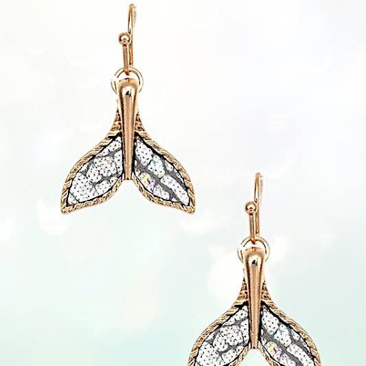 Andrea Bijoux - Wholesale Dangle Earrings - MERMAID TAIL DANGLE EARRING4