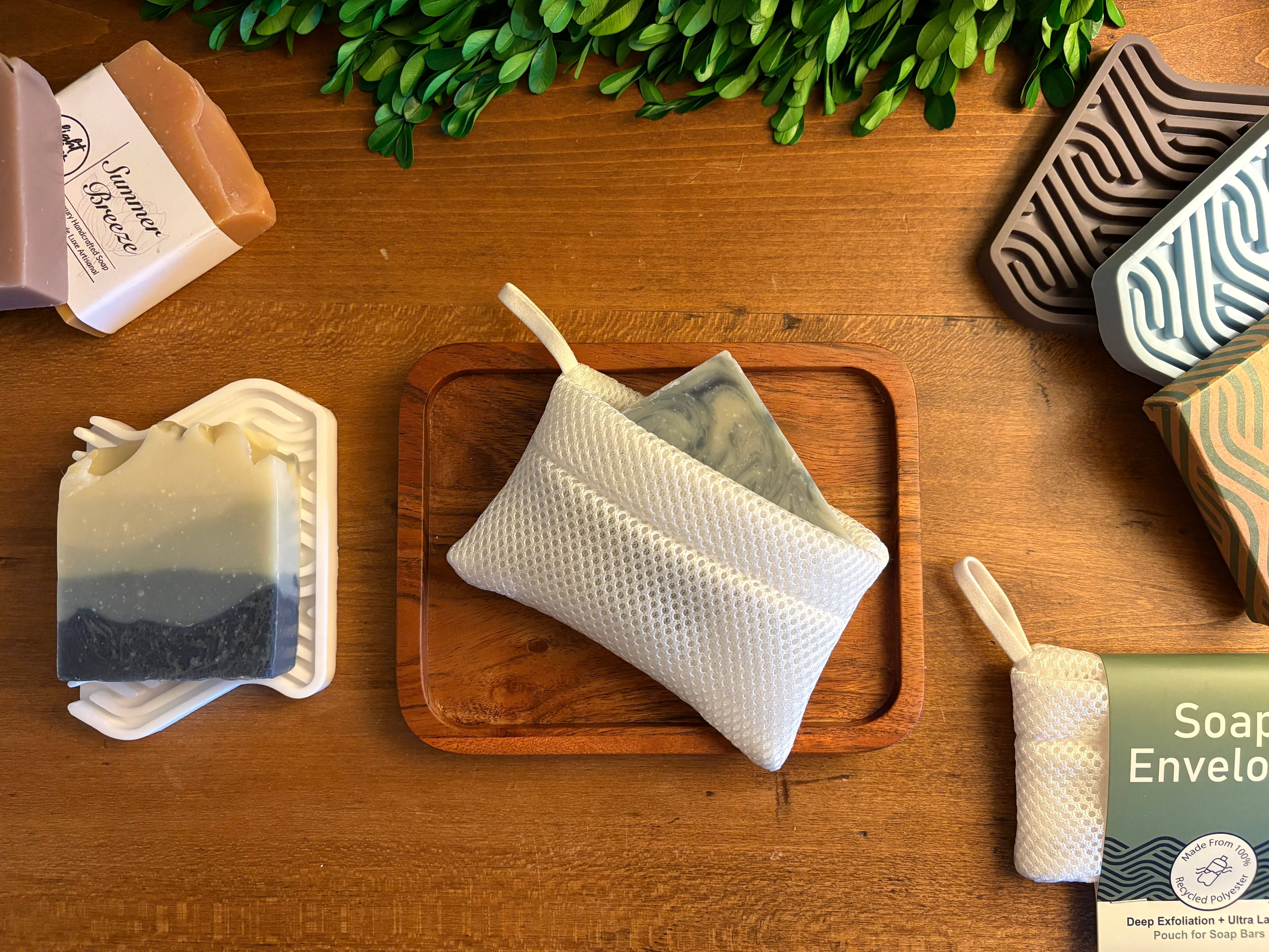 Soap Envelope - Wholesale Zeep in tasje/zakje - Zeepomslag - zeepzakje (besparingszakje) ZACHT 40st11