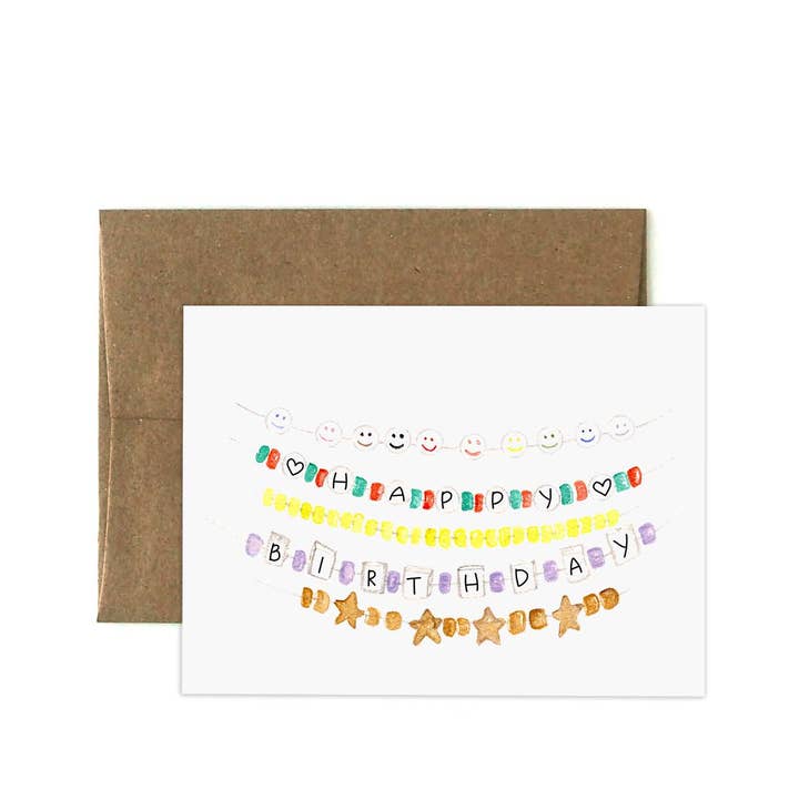 Verjaardagsarmband - Wenskaart voor wholesale door Hello Neighbor Art