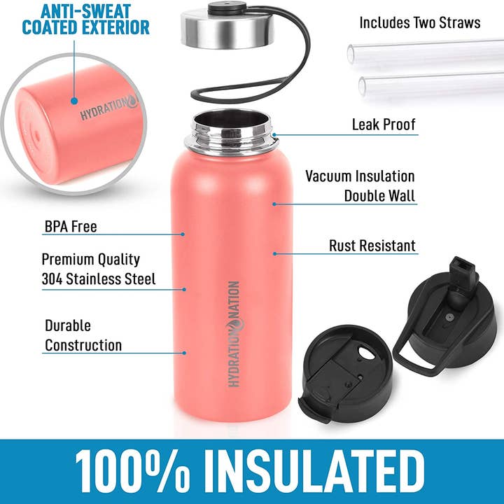 Zulay Kitchen - Wholesale Water Bottle - Stainless Steel Vacuum Insulated Water Bottle20