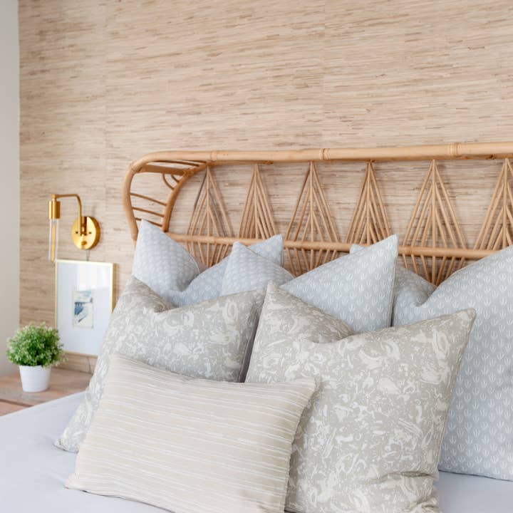 Emily Daws - Wholesale Throw pillow cover - River Reef Pillow in Marble3