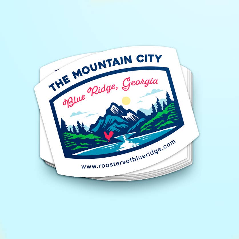 Mountain City Apparel - Wholesale Sticker - Mountain City Sticker1