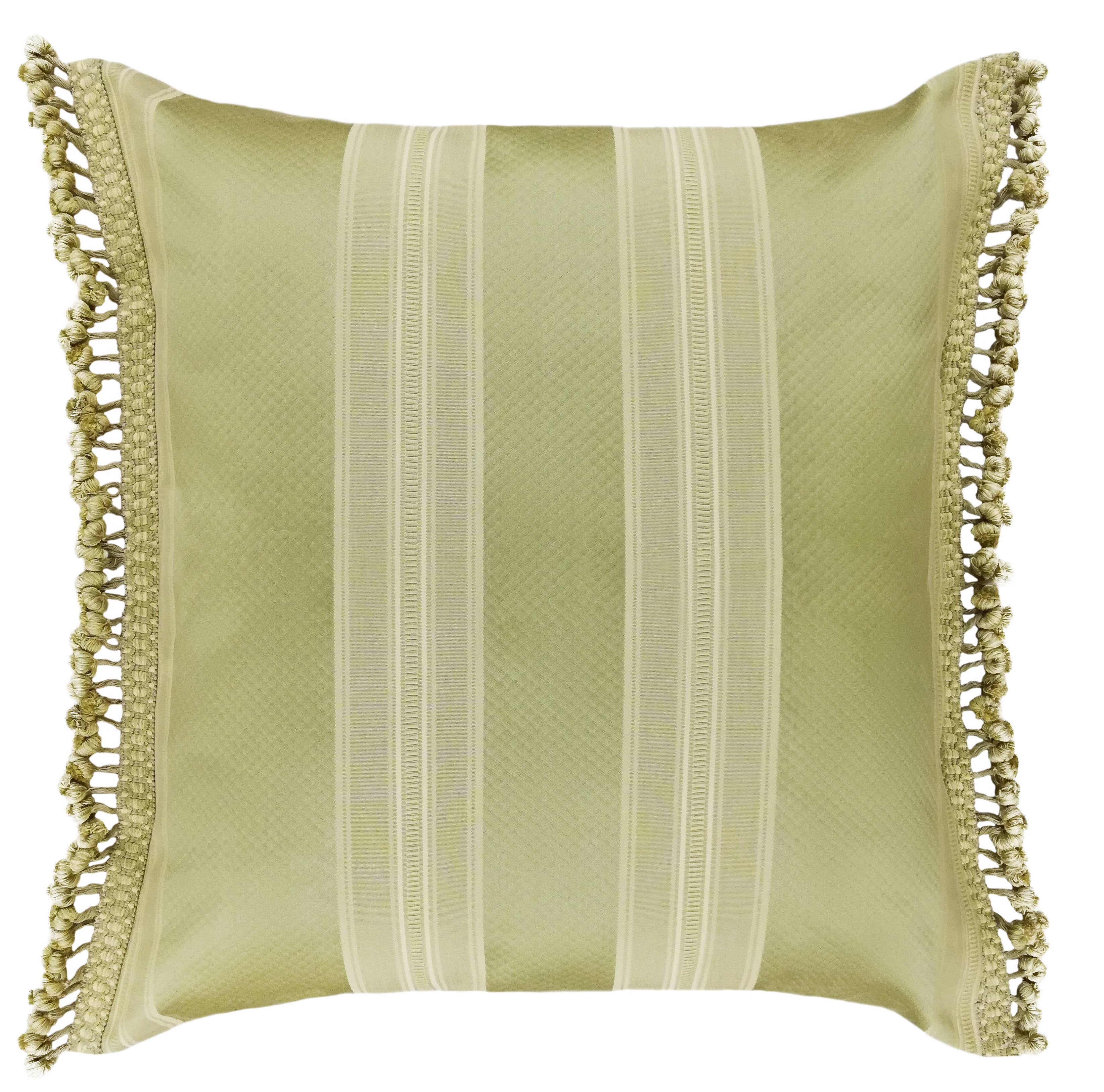 San Leucio 1789 - Wholesale Throw/Decorative Pillow - TEODOSIO REVERSIBLE CUSHION - GREEN 
CODE COLLECTION6