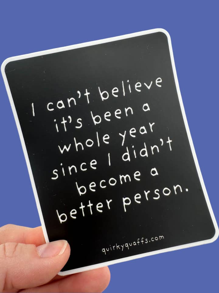 Not a Better Person for wholesale by Quirky Quaffs