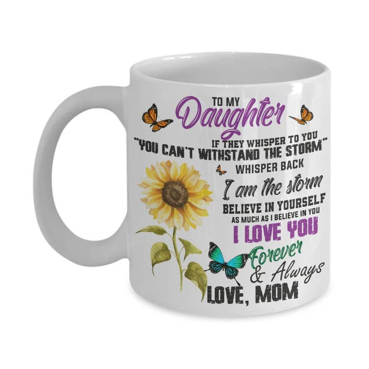 Happy Jan Designs – wholesale Kaffekoppar – Till Min Dotter Gåva, Kärlek Från Mamma Gåvor, Dotter Mugg