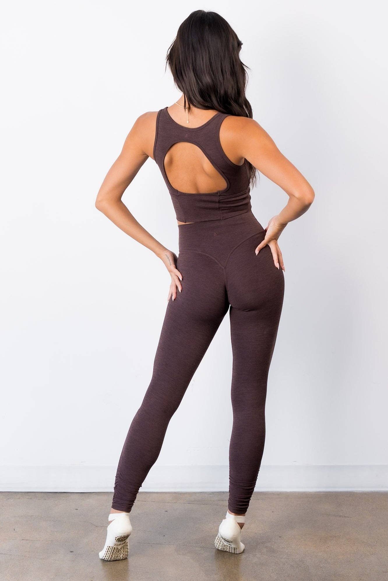 Vitality - Wholesale Athletic Pants - Women's - Vitality Daydream® Gather Pant - Brownie Batter5