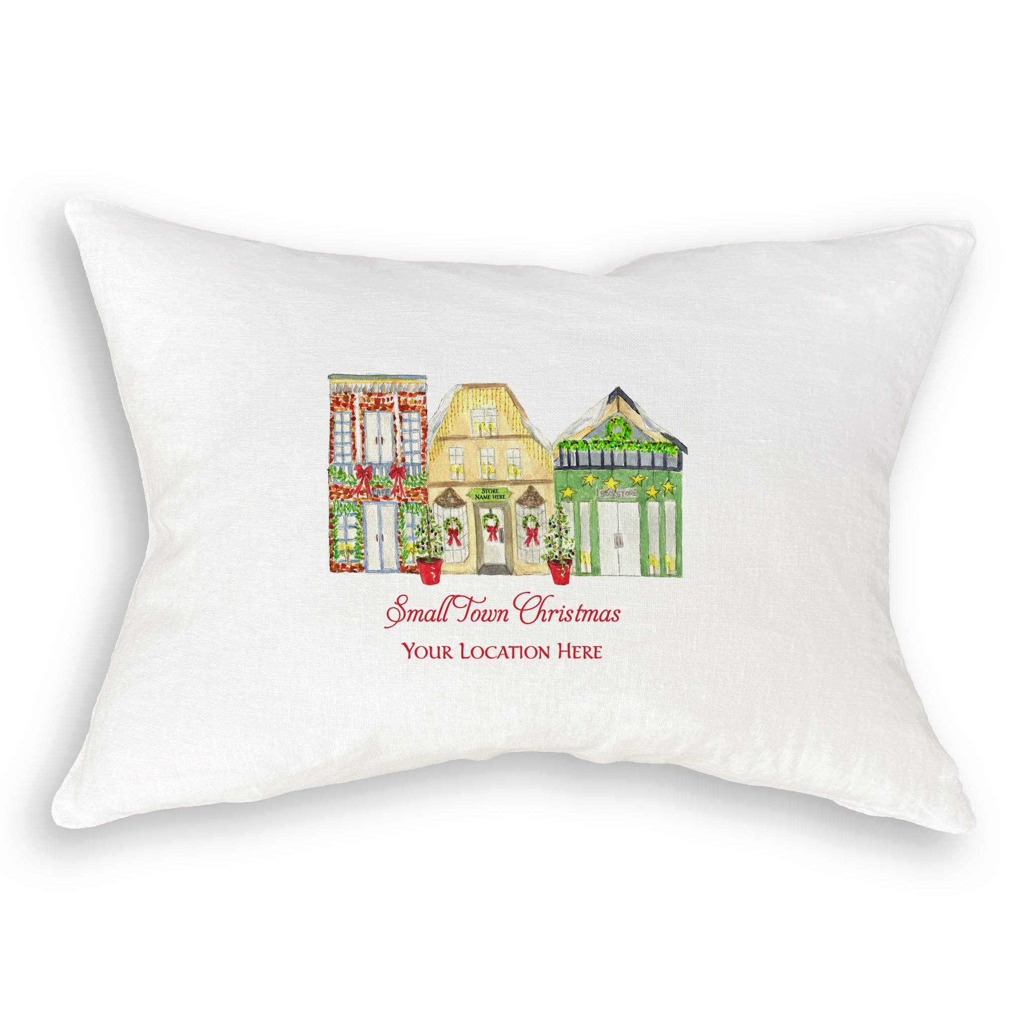 French Graffiti - Vente Torchons - Noël dans une petite ville avec emplacement9