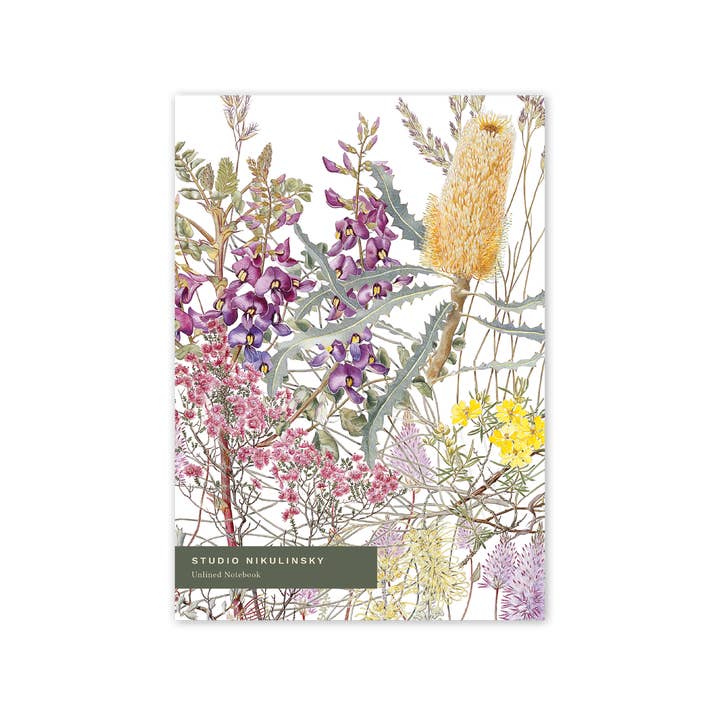 A5 Notebook: Wildflowers of the Murchison Ashburton Region for wholesale by STUDIO NIKULINSKY