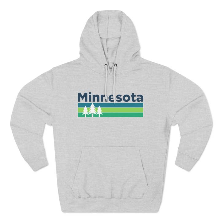 Premium Minnesota Hoodie - Retro Unisex Sweatshirt for wholesale by Hey Mountains