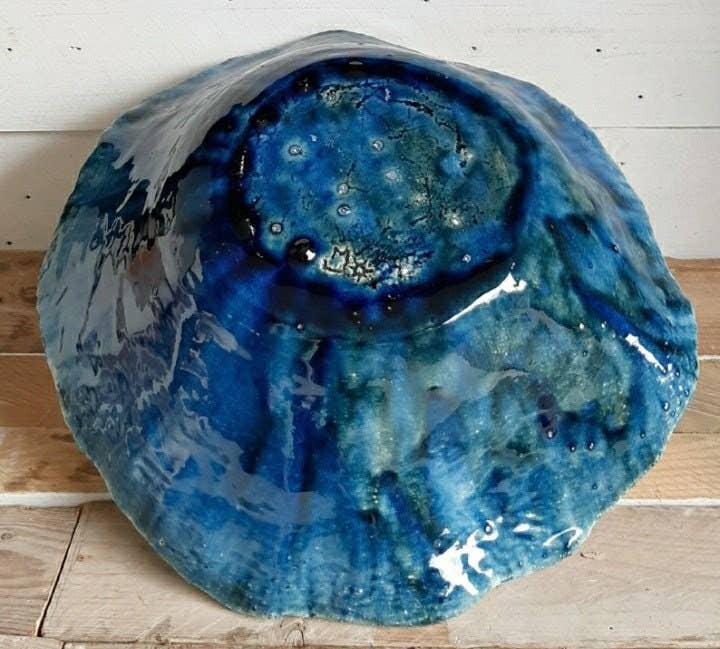 Mypotteryart.bcn - Wholesale Decorative Plate/Dish/Bowl - Large Ceramic Bowl, Centerpiece, Fruit Bowl, Single Piece4