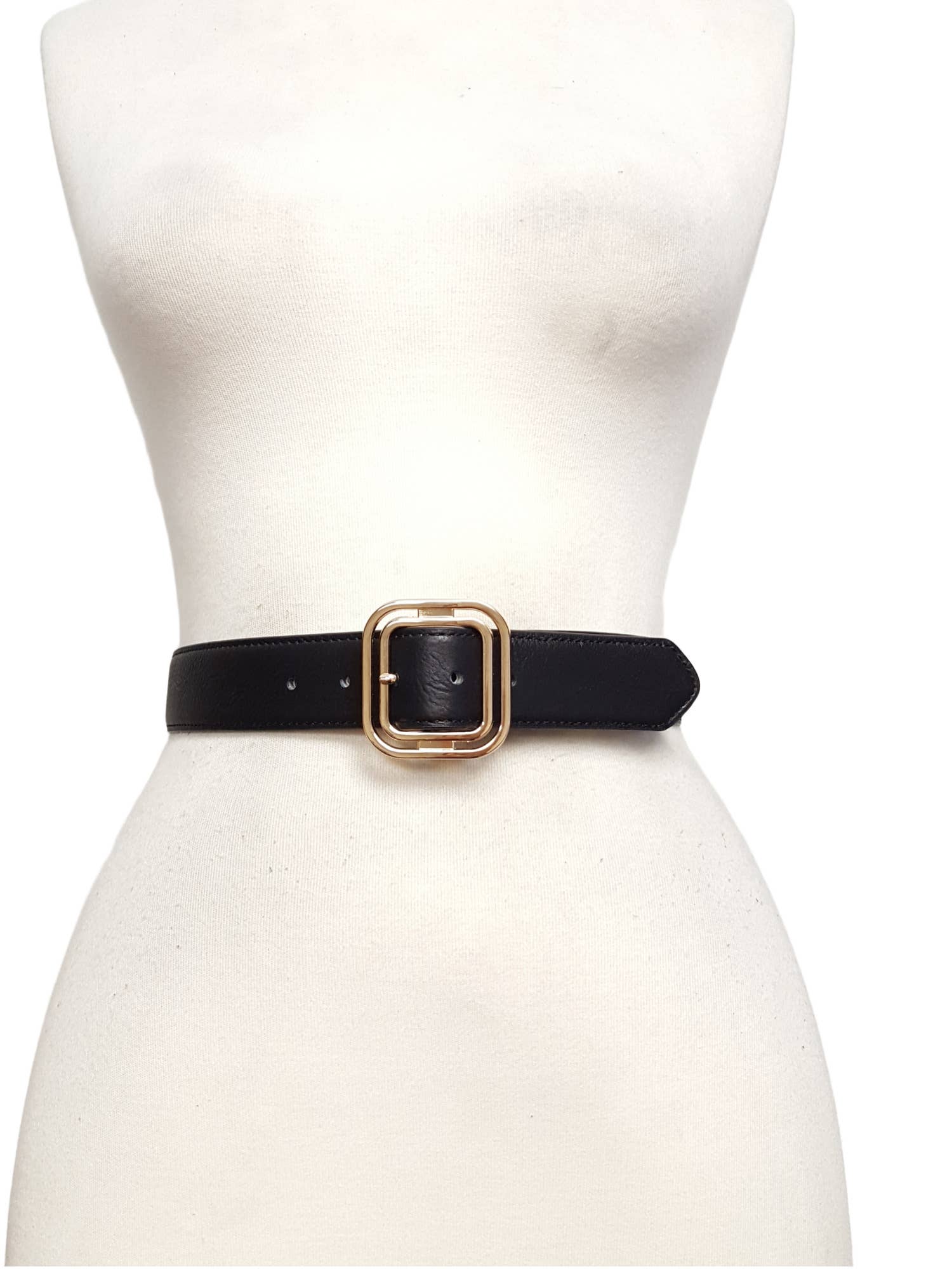 Axesoria West – wholesale Belt – Women's – Casual Gold Square Buckle Belt 3