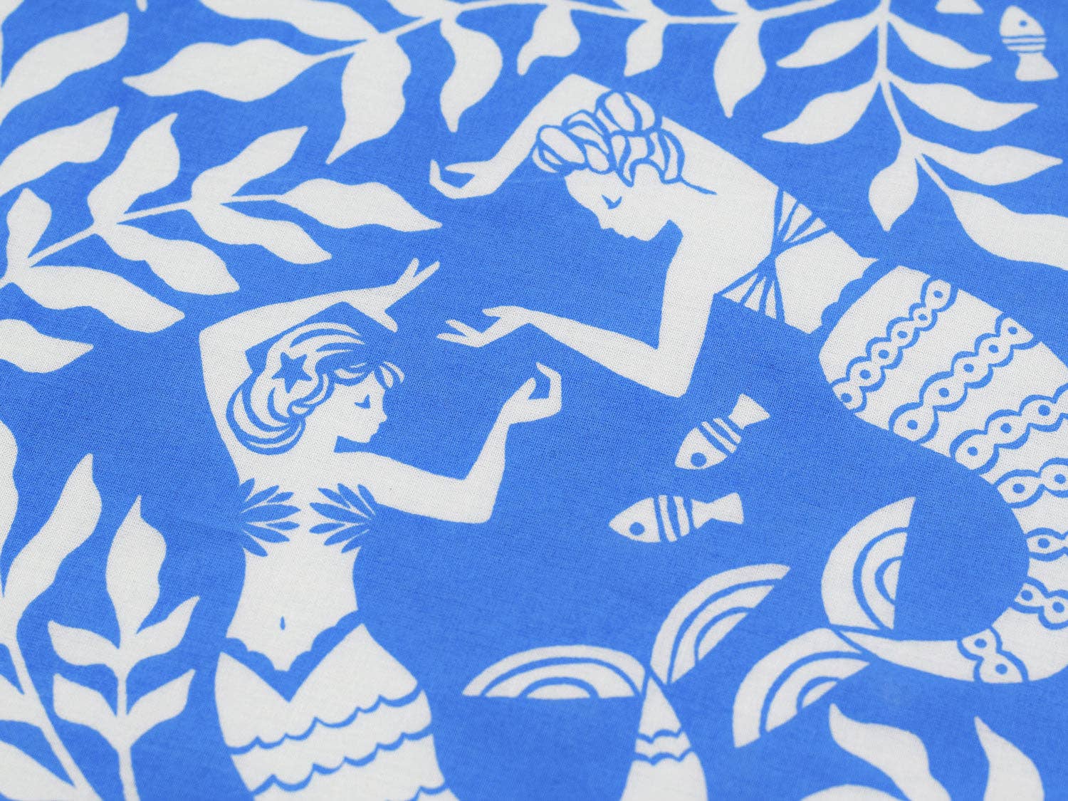 Nuthatch Studio - Wholesale Bandana - Women's - Cerulean Mermaid Bandana6