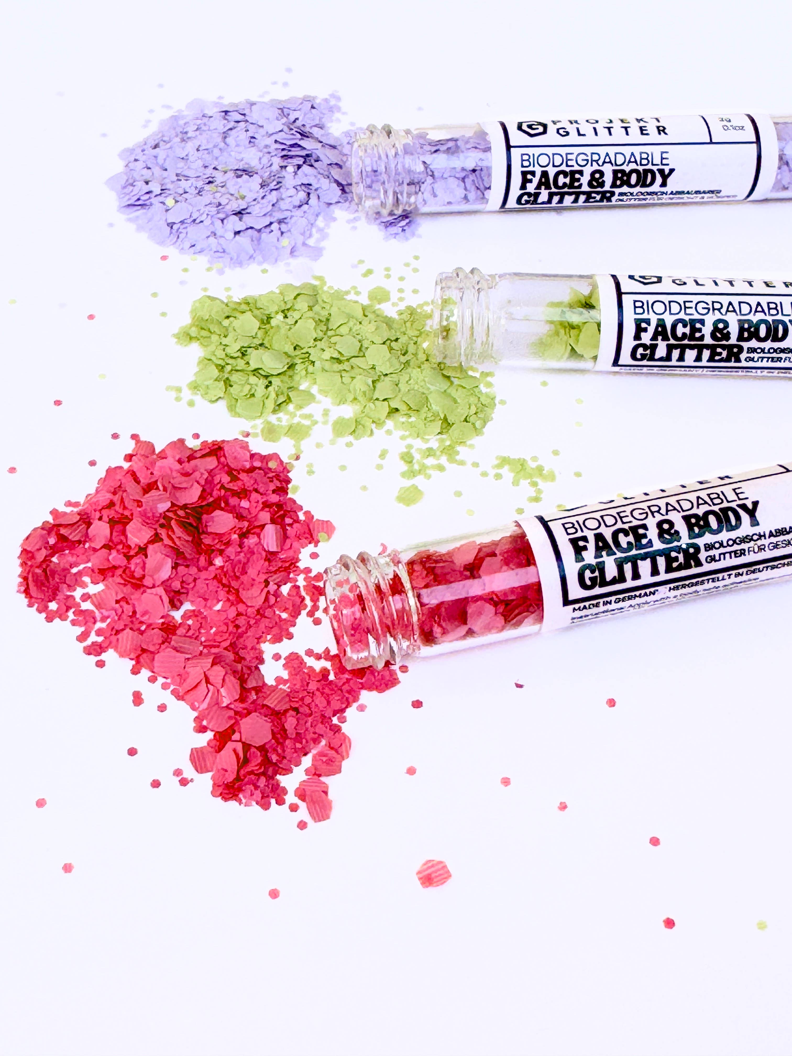 Projekt Glitter 11 UG - Wholesale Body Glitter/Shimmer - NEON Glitter Mix (Pink)1