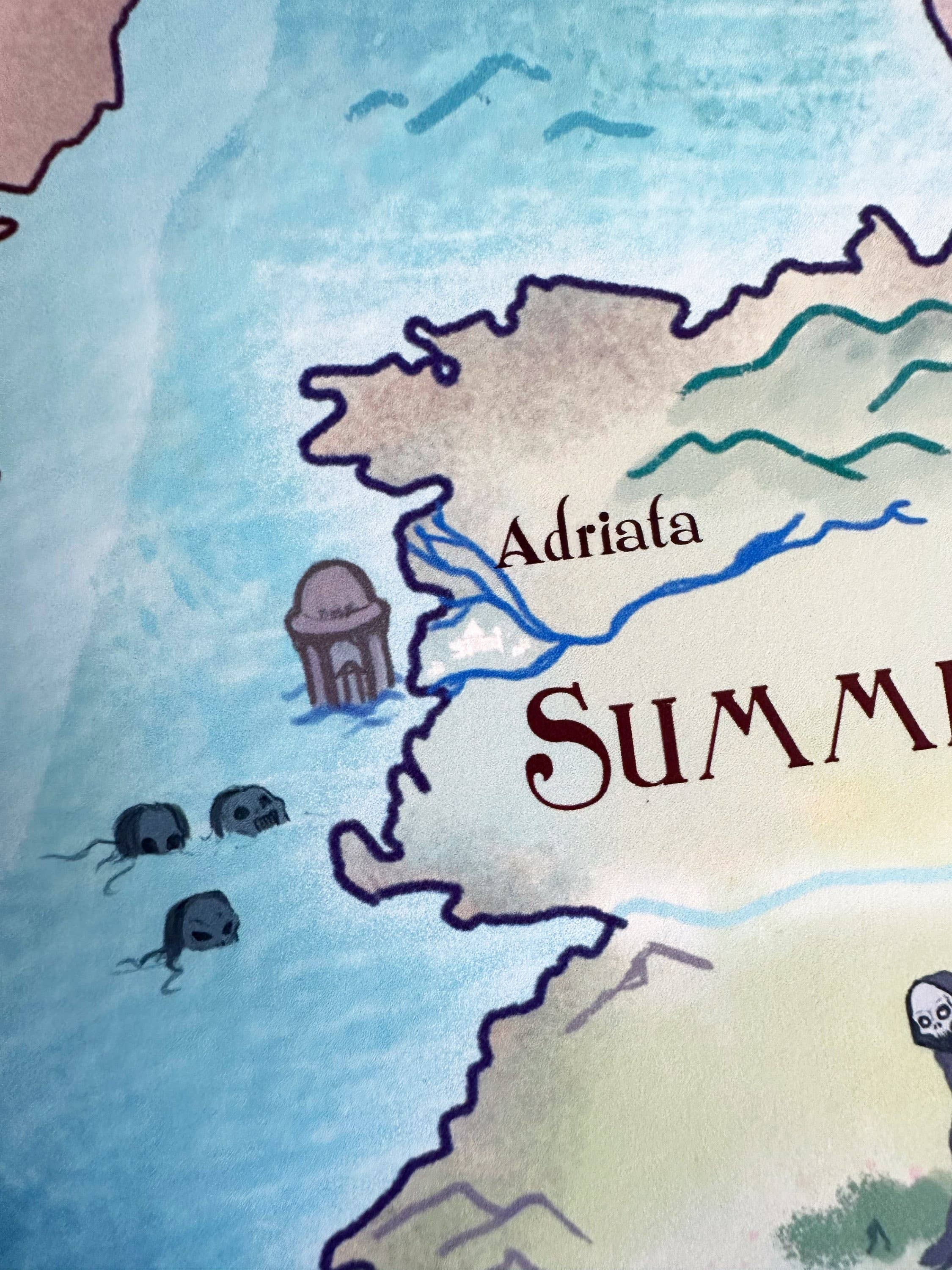 Awkward Affections – wholesale Art print – Prythian Map // Fantasy Landscapes // ACOTAR // Book Art7