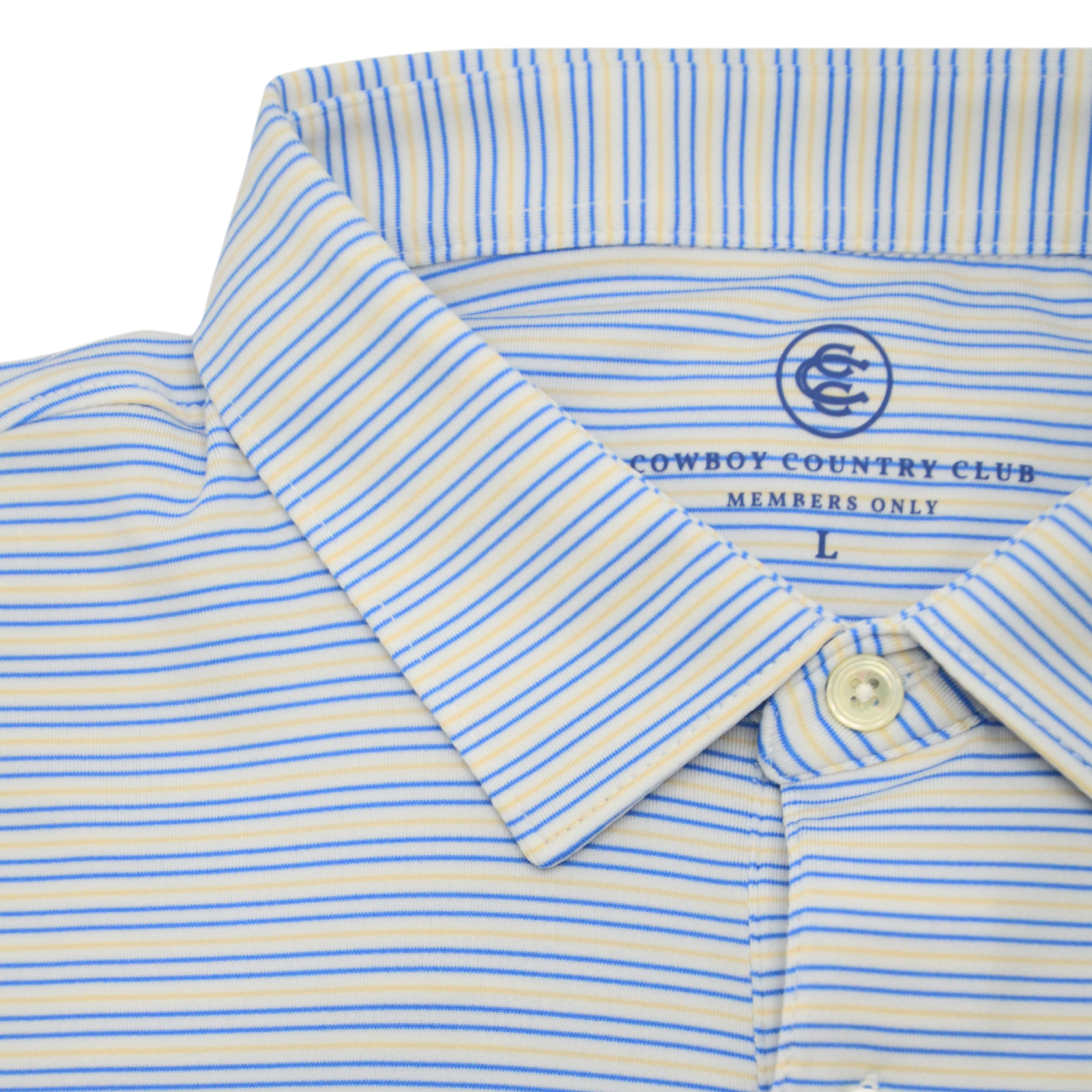 Cowboy Country Club - Wholesale Polo - Men's - Thin Stripe Polo2