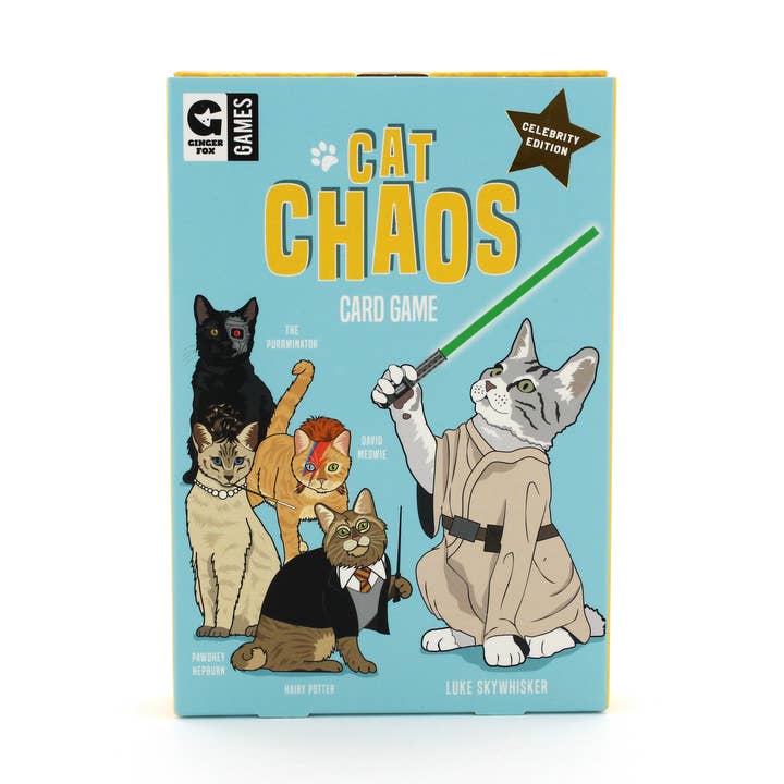 CAT CHAOS CARD GAME for wholesale by Ginger Fox UK