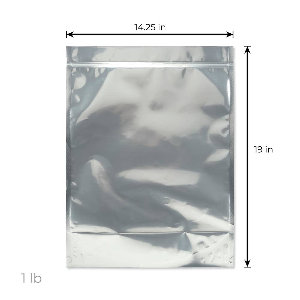 Cannatron - Wholesale Food Storage Wrap/Bag - 1 Pound Mylar Bags - Loud Lock – 100ct7