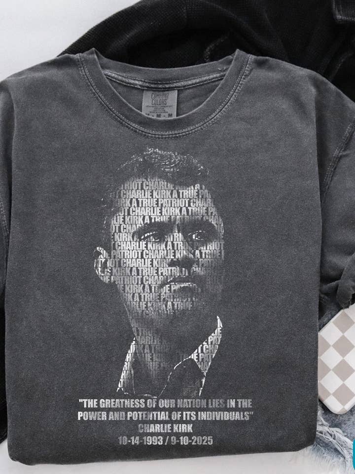 ClevorFit - Wholesale T-Shirt (Graphic) - Unisex - Charlie Kirk is My Hero Comfort Colors Shirt, Sweatshirt0