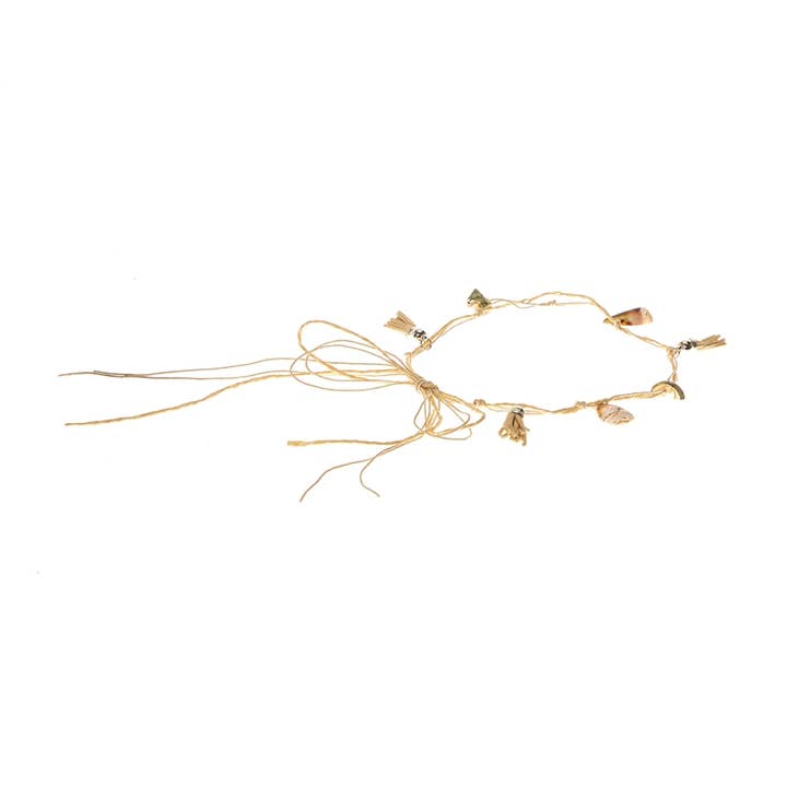 DNMC - Wholesale Hat Accessory - Women's - Hat Band - Tassels & Seashells - Hat Accessories2