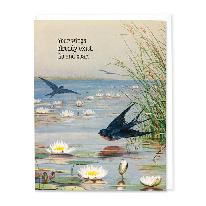 Ga en Vlieg Aanmoedigingskaart voor wholesale door Hitchcock Paper Co.