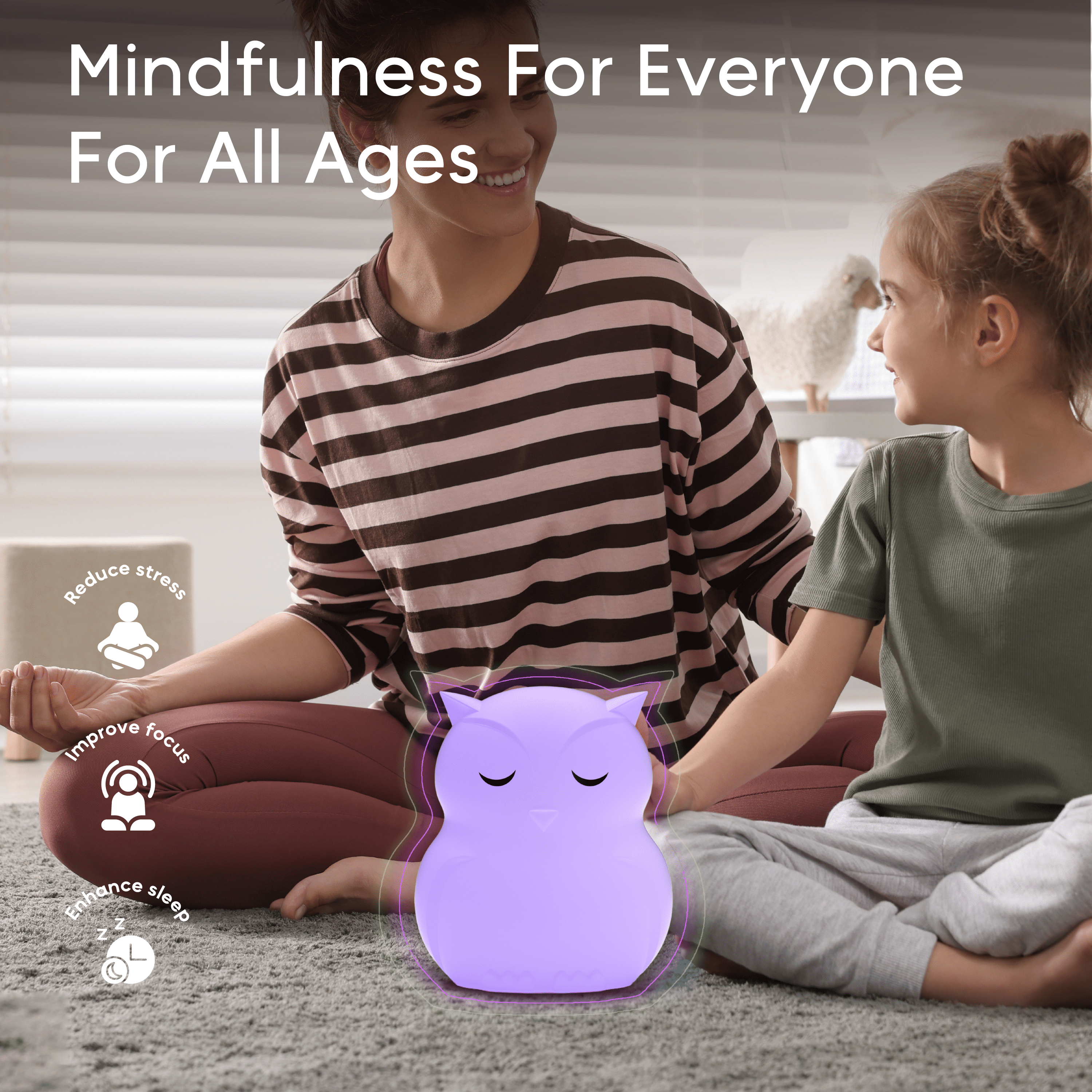 The Pal Company - Wholesale Night Light - Kids & Baby - Breathing Pal Standard - 'Ollie' the Owl2