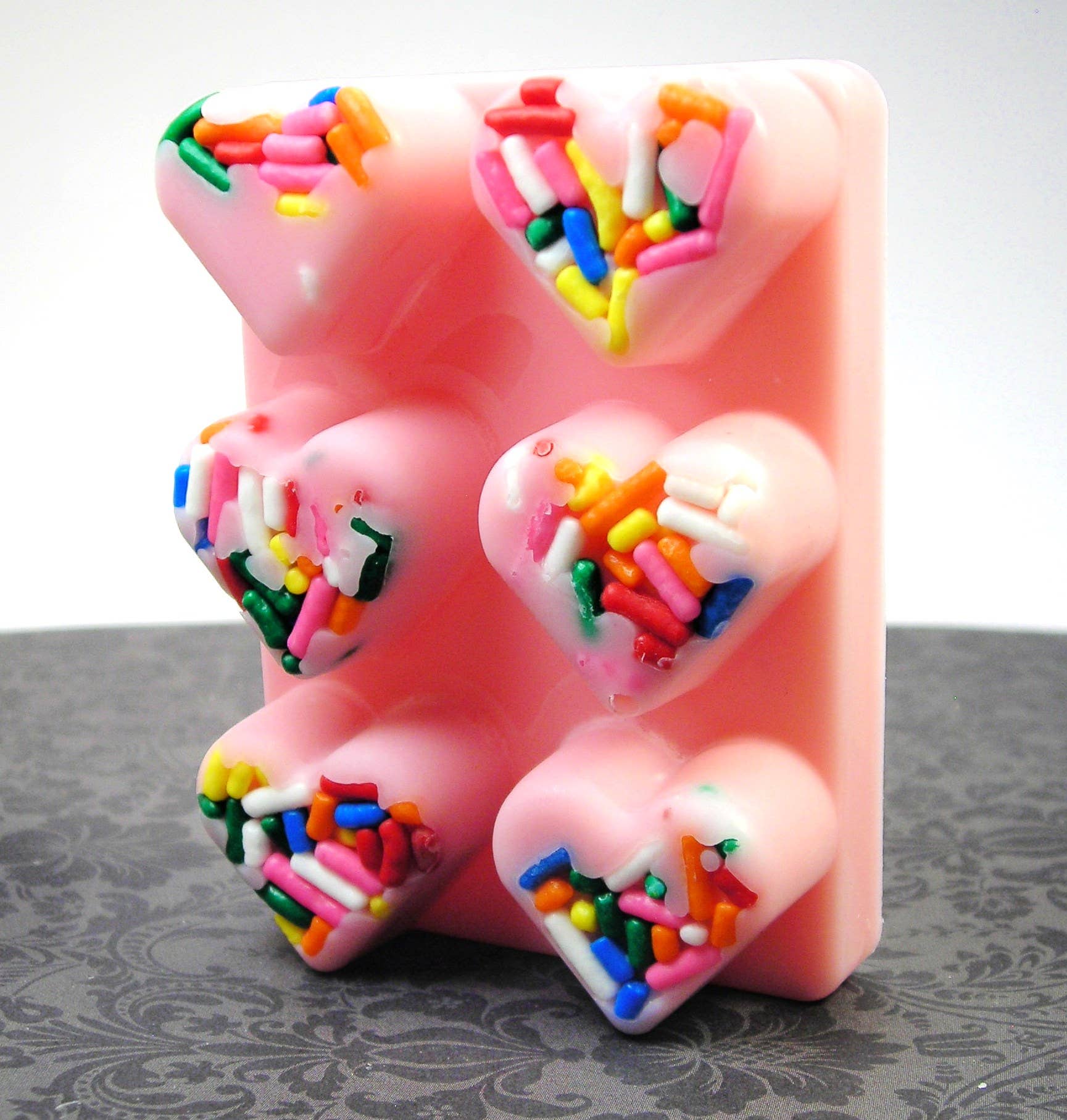 Chubby Chico Charms – Engroshandel Smeltevoks – Cupcake hjerteformede sprinkler Wax Smelter4