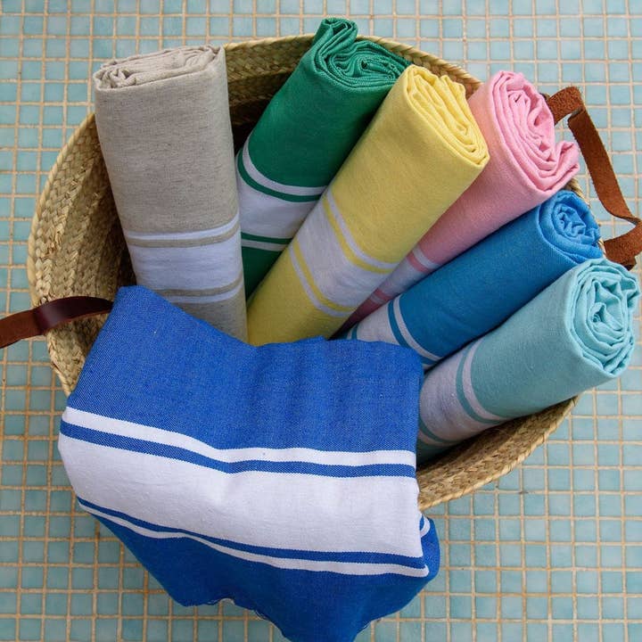 KASALUZ – wholesale Strandhandduk – Fouta Auténtica Turkos 100% bomull plattväv