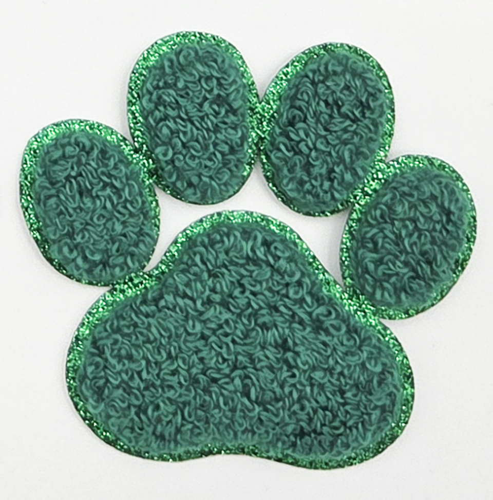 Trendy Transfers - Wholesale Patch - Chenille Paw Print HAT/POCKET Patch2