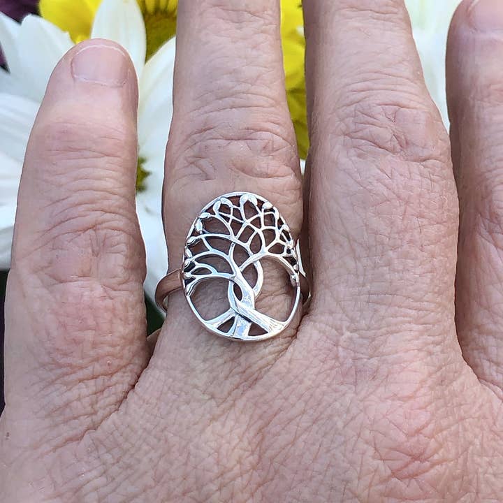 Moonrise Jewelry - Wholesale Cocktail/Statement Ring - R-67 Large Tree of Life Ring1