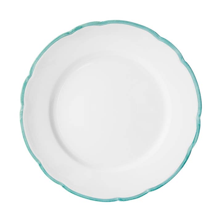 REMINISCENCE - Set of 4 plates Green Galon for wholesale by Degrenne Paris