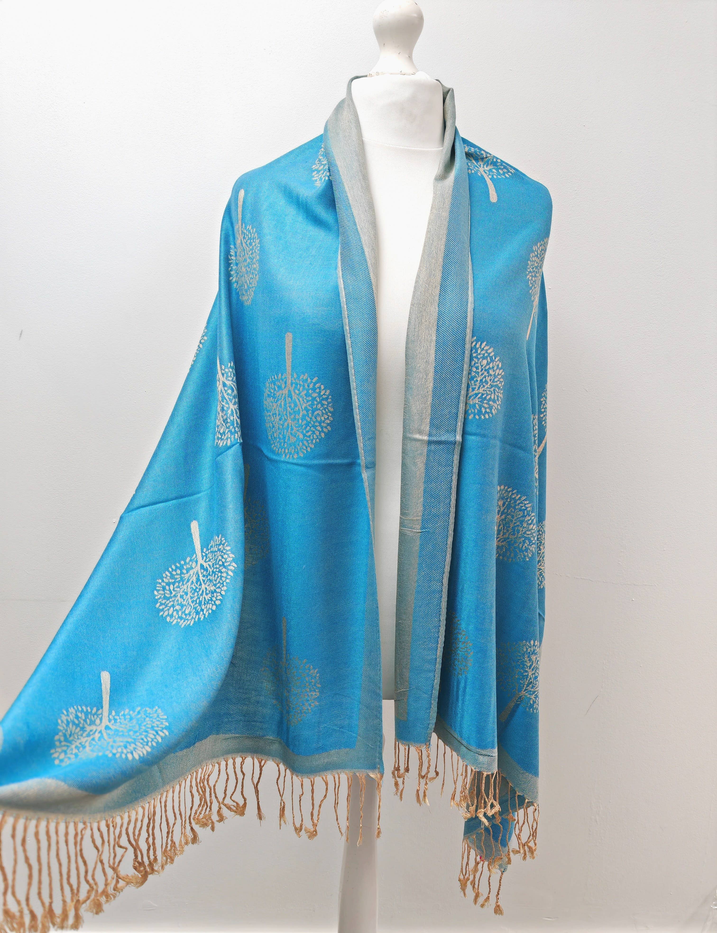 Superbia – wholesale Scarf – Women's – Super Soft Pashmina Scarf Shawl Wrap-2412 Life Tree19
