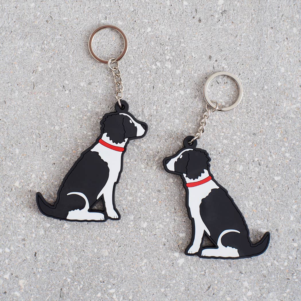 Sweet William Designs – wholesale Keychain – Unisex – Keyring - Springer Spaniel (Black & White)1