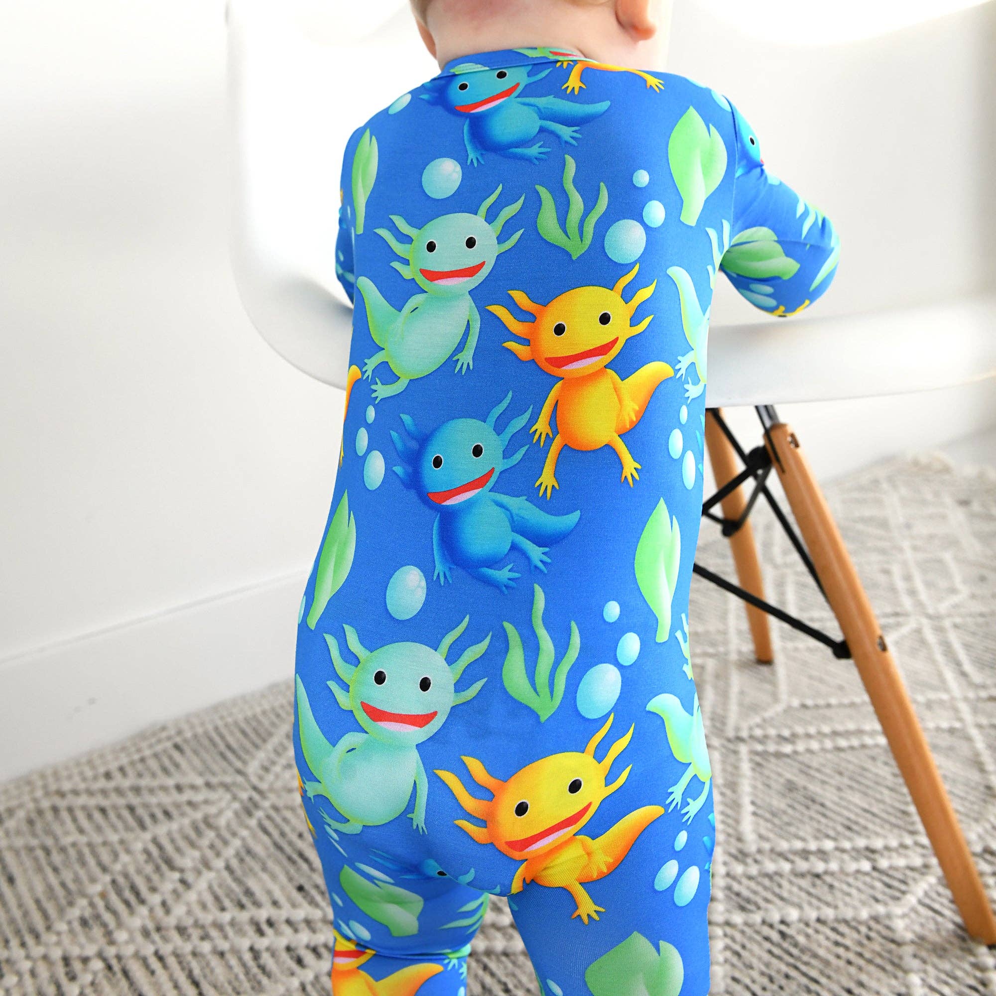 Gigi and Max - Wholesale Jumpsuit - Baby - Archie Axolotl ZIP6