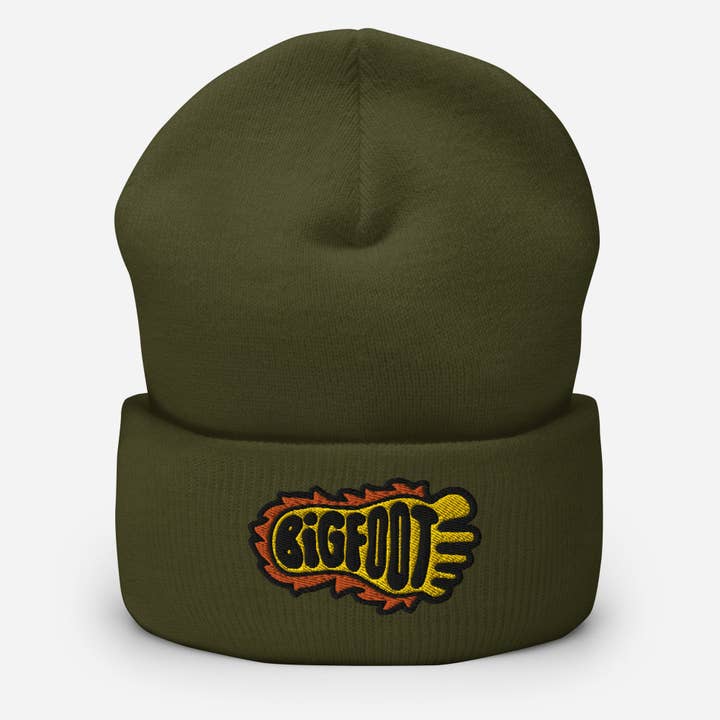 North Beast - Wholesale Beanie - Unisex - Bigfoot Big Foot - Cuffed Beanie