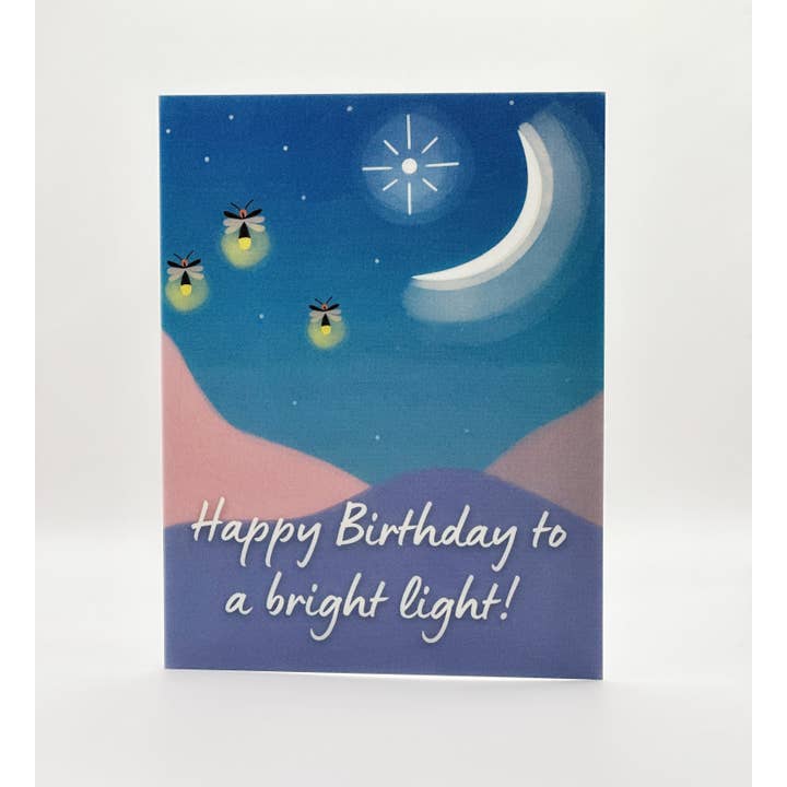 Carte d'anniversaire Bright Light pour la vente par Catalina Eddie Design Co