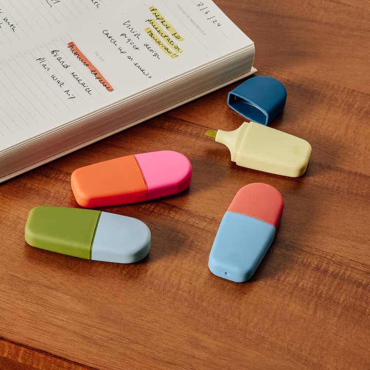 Papier - Wholesale Highlighter - Bright Ideas Mini Highlighters Set of 4