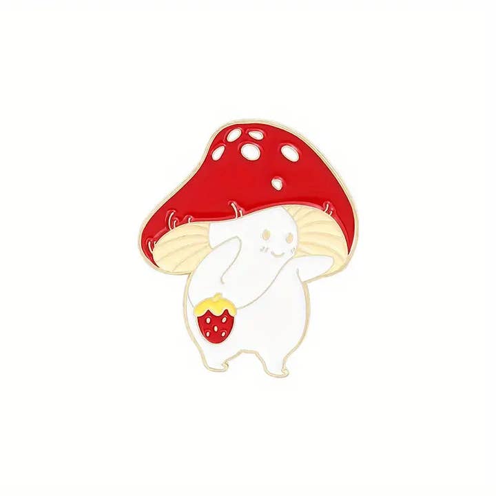 Magnifique Hearts - Wholesale Lapel Pin/Button - Creative Mushroom Enamel Pins for Backpacks and Clothes