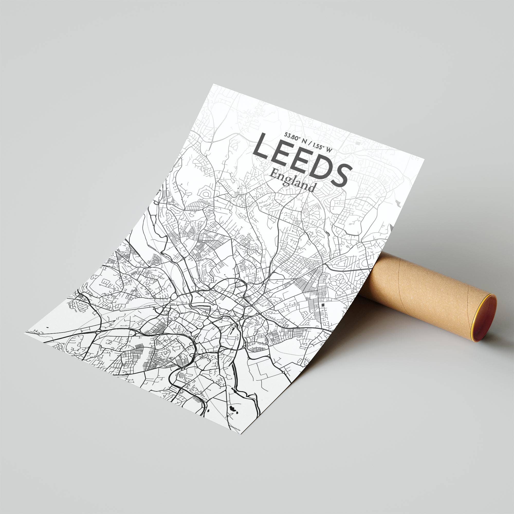 OurPoster.com – wholesale Poster – Leeds karta affisch227
