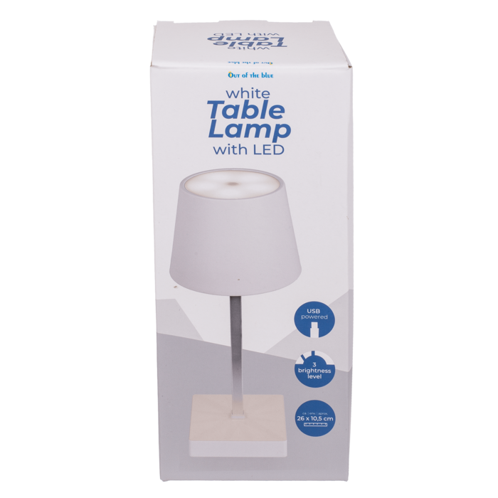 Out of the blue KG - Wholesale Accent/Desk Lamp - White Table lamp with LED,1