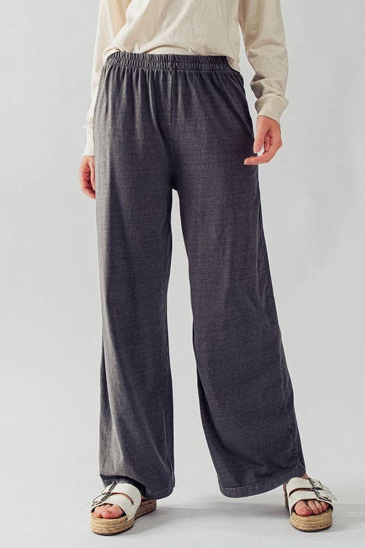 Urban Daizy - Wholesale Pants - Women's - Vintage Wash Cotton Flare Yoga Pants

18