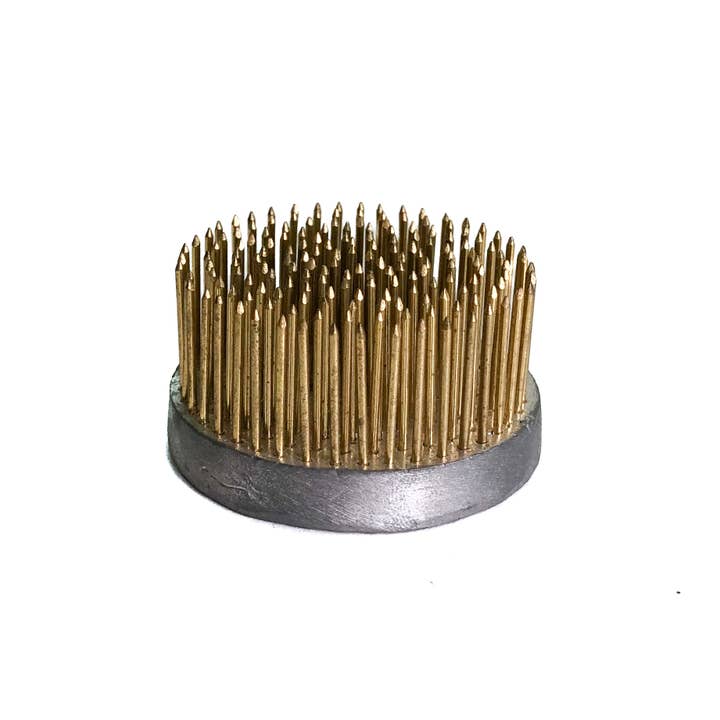 Floral Genius - Wholesale Garden Tool - Natural Round Pin Holder Flower Frogs